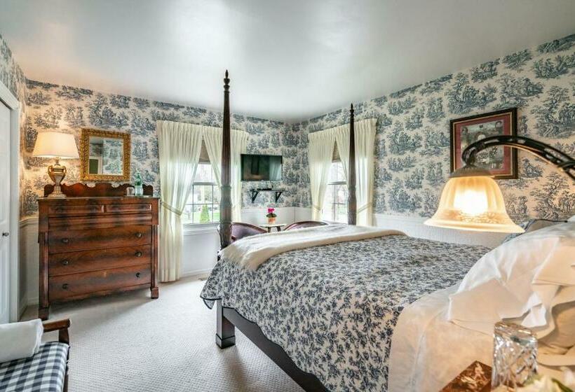 带花园景观高级房间, Abacot Hall Bed & Breakfast