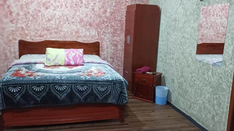 스탠다드 룸 더블 침대 2개, La Perla Cuencana Hostal