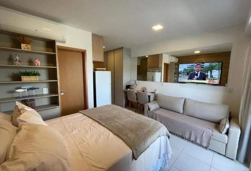 バルコニー付きスタンダードステューディオ, Flat Térreo   Mana Beach Experience   Praia De Muro Alto