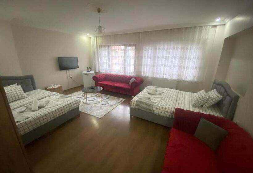 정원 전망 4인용 스탠다드 룸, Eylül Suit Otel