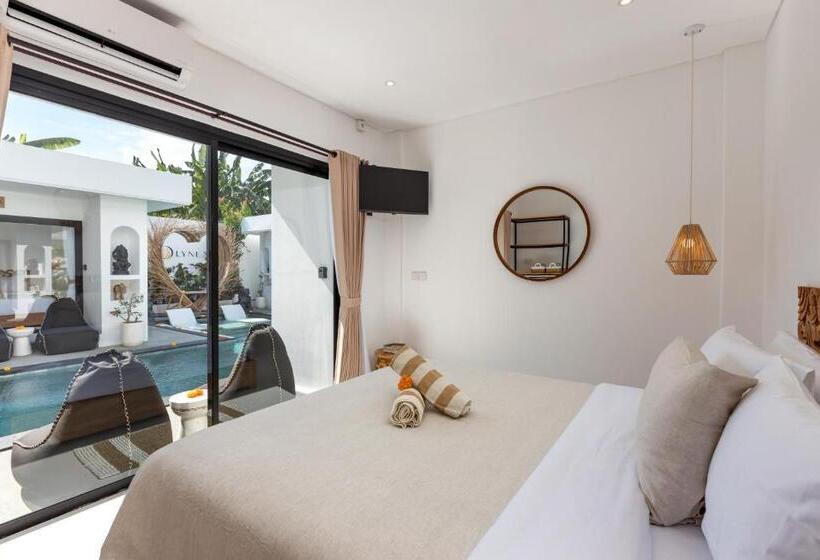 חדר סטנדרט נוף לבריכה, Villa Kelolyne