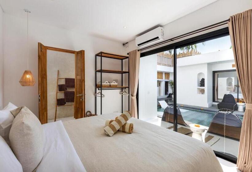 חדר סטנדרט נוף לבריכה, Villa Kelolyne