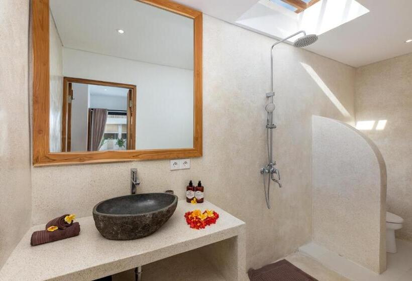 חדר דחוקס עם מיטת קינג, Villa Kelolyne