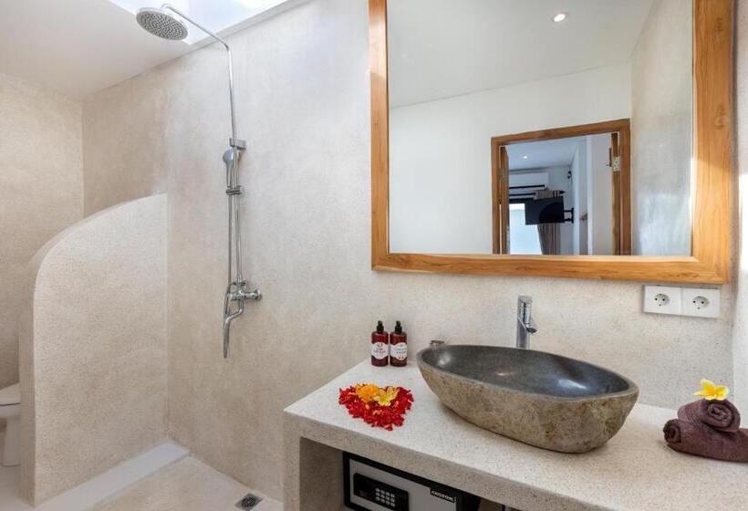 חדר דחוקס עם מיטת קינג, Villa Kelolyne