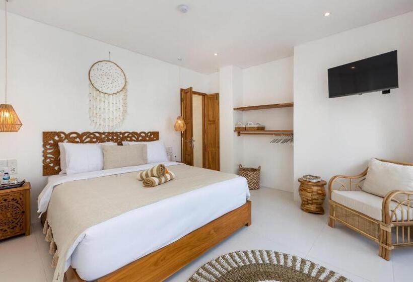 חדר דחוקס עם מיטת קינג, Villa Kelolyne