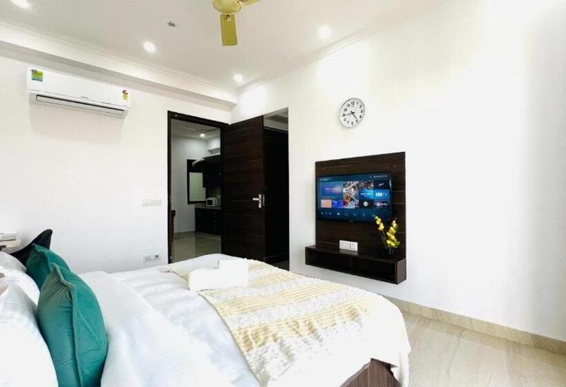 침실 1개 프리미엄 아파트, Zen Suites   Golf Course Road Gurgaon