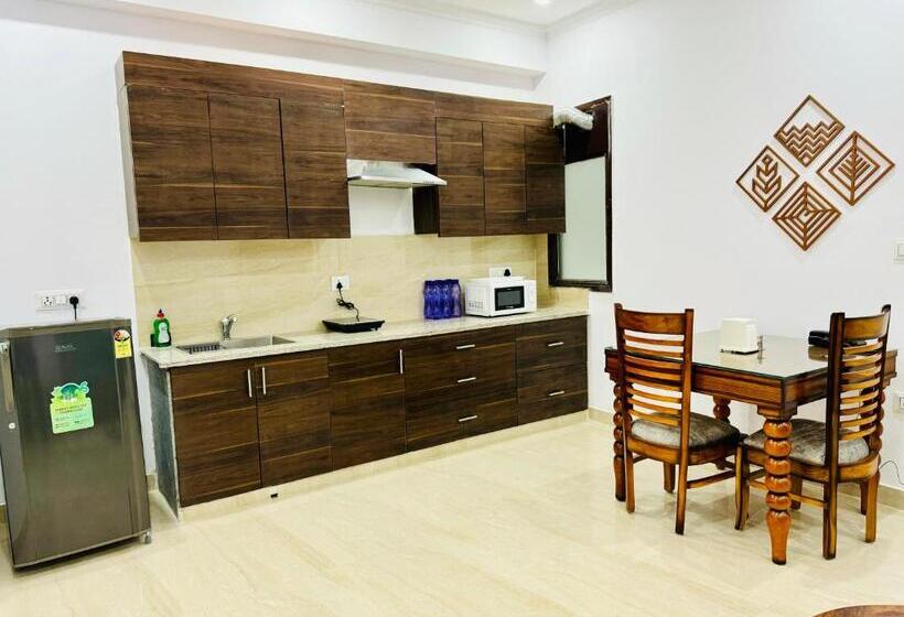 침실 1개 프리미엄 아파트, Zen Suites   Golf Course Road Gurgaon