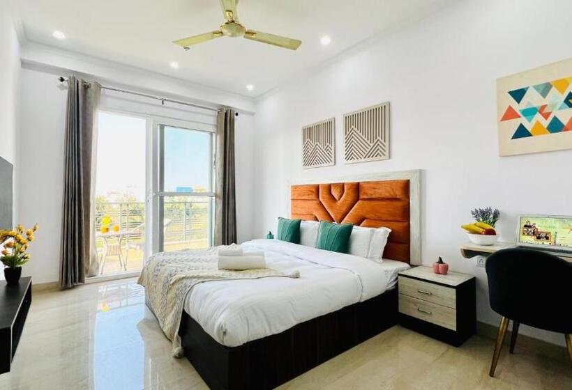 شقة بريميوم غرفة واحدة, Zen Suites   Golf Course Road Gurgaon