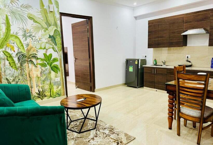 침실 1개 프리미엄 아파트, Zen Suites   Golf Course Road Gurgaon