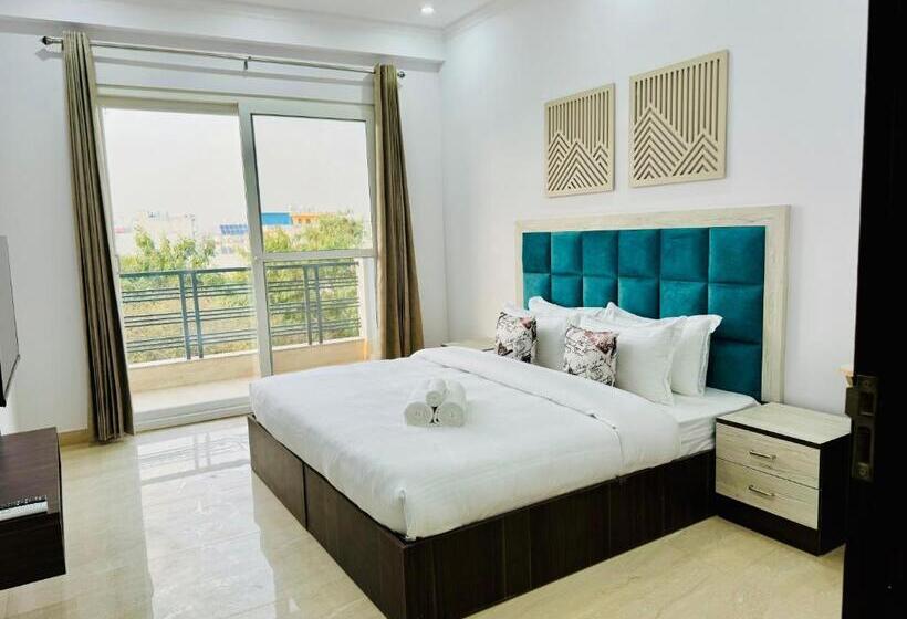 شقة بريميوم غرفة واحدة, Zen Suites   Golf Course Road Gurgaon