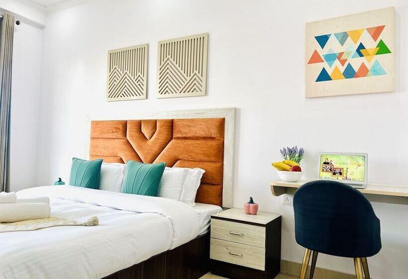 침실 1개 프리미엄 아파트, Zen Suites   Golf Course Road Gurgaon