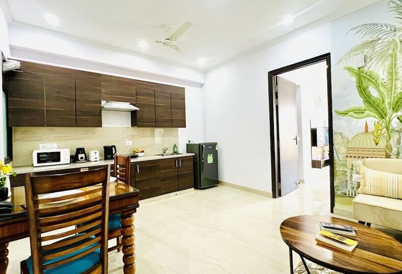 침실 1개 프리미엄 아파트, Zen Suites   Golf Course Road Gurgaon