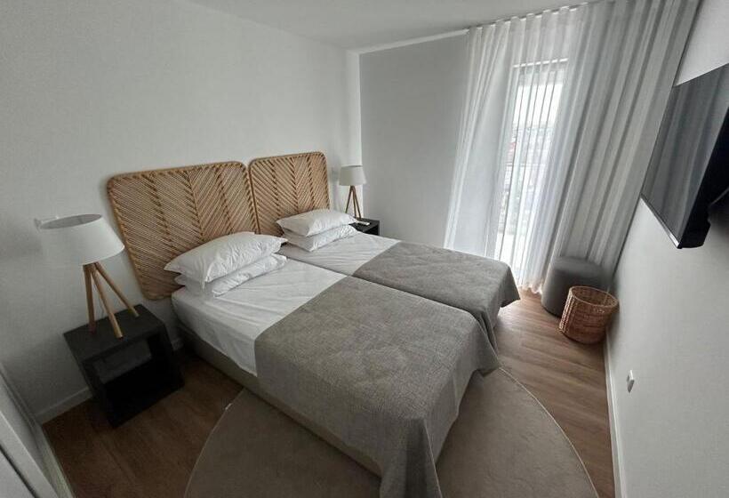 带1个卧室的带海景的公寓, Alto Do Forte