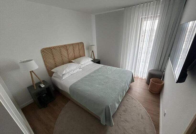 带1个卧室的带海景的公寓, Alto Do Forte