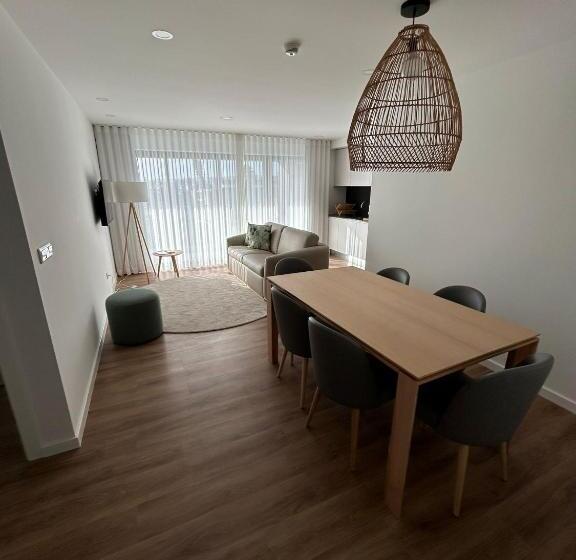 带1个卧室的带海景的公寓, Alto Do Forte