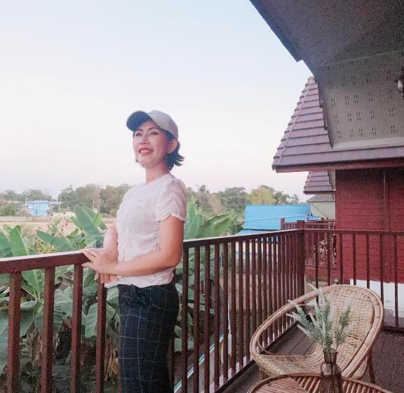 キングサイズベッドのスタンダードルーム, Luxe Nan Terrace View King Room