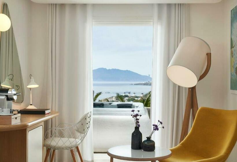 Номер Deluxe Вид на Море, Myconian Kyma, A Member of Design Hotels