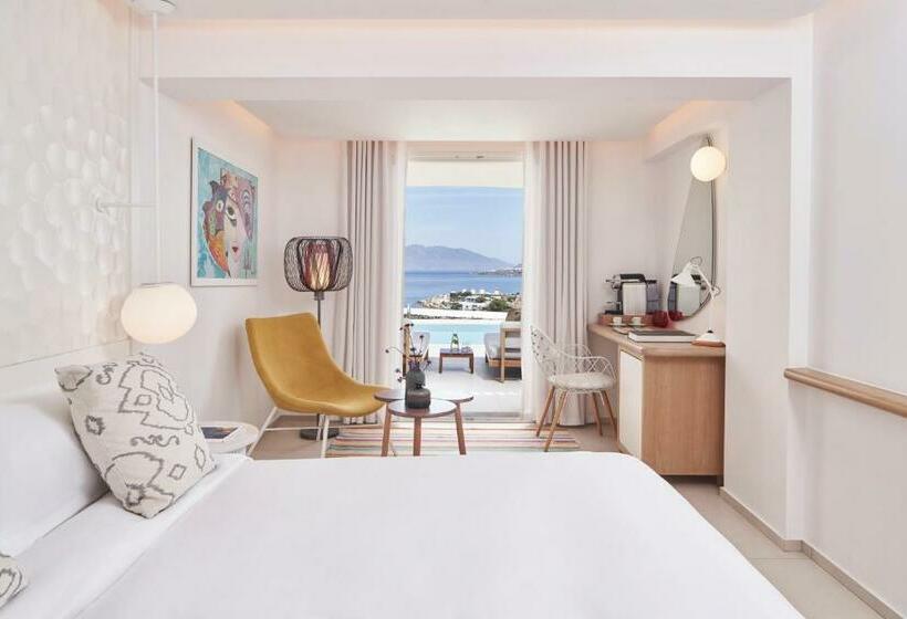 Номер Superior Вид на Море, Myconian Kyma, A Member of Design Hotels