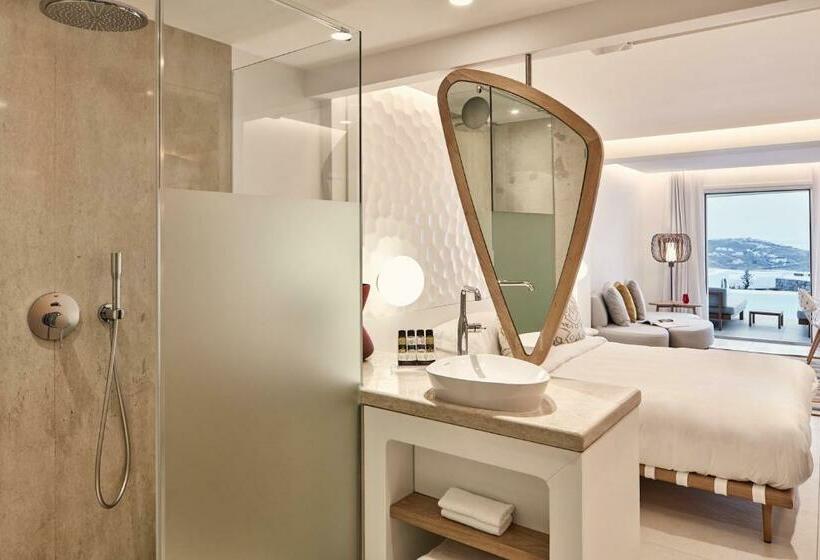 수피리어 룸 바다 전망, Myconian Kyma, A Member Of Design Hotels