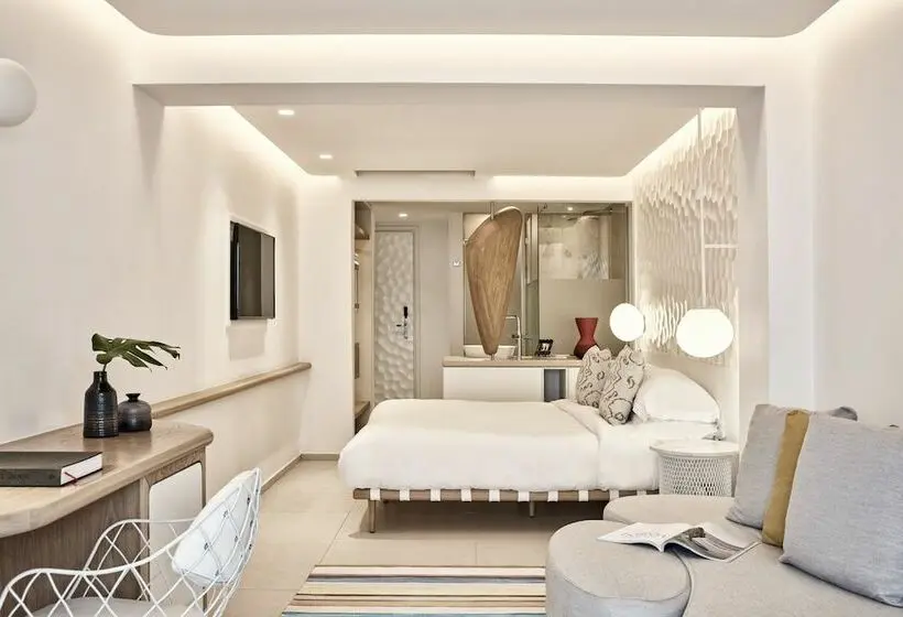Deluxe-huone Puutarhanäkymä, Myconian Kyma, A Member of Design Hotels