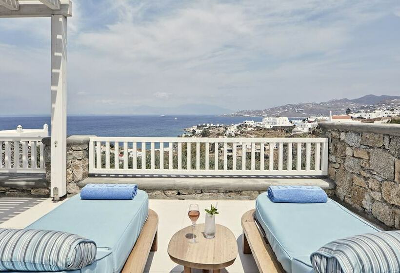 小型套房带海景, Myconian Kyma, A Member of Design Hotels