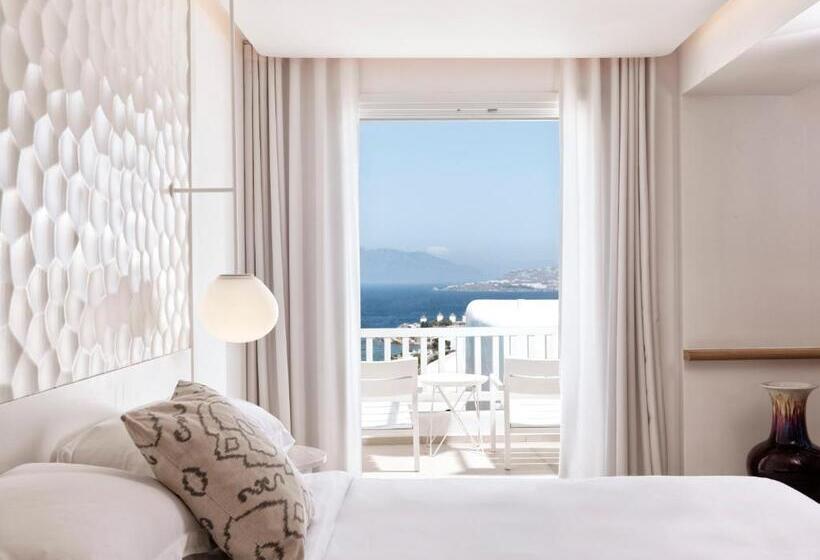 Номер Deluxe Вид на Море Боковой, Myconian Kyma, A Member of Design Hotels