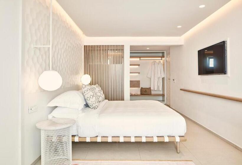 Номер Deluxe Вид на Море Боковой, Myconian Kyma, A Member of Design Hotels