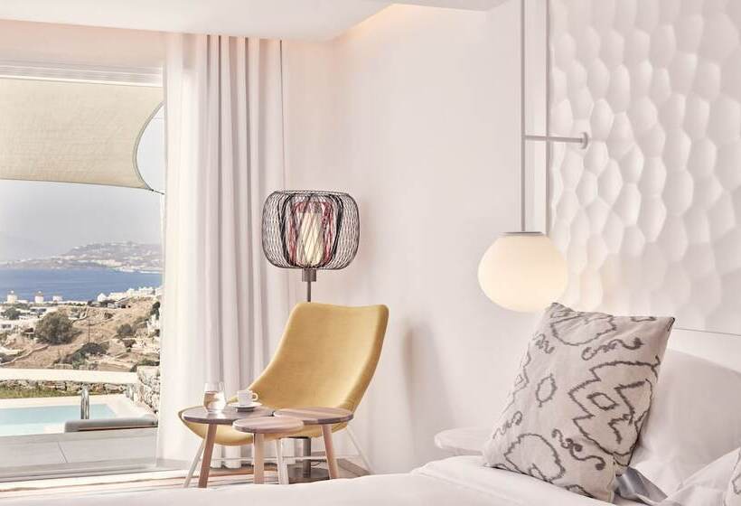 Номер Superior Вид на Море, Myconian Kyma, A Member of Design Hotels
