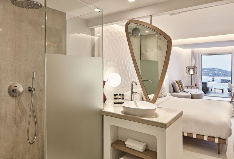 Номер Superior Вид на Море, Myconian Kyma, A Member of Design Hotels