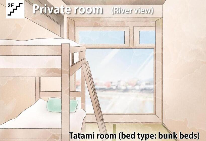 Quarto Economy, Hostel Miyagawa By Murasaki