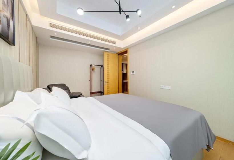 Suite, Doria Home International Apartment  Guangzhou Huijin Ifc Keyun Road Metro Branch Canton Fair Free Sh