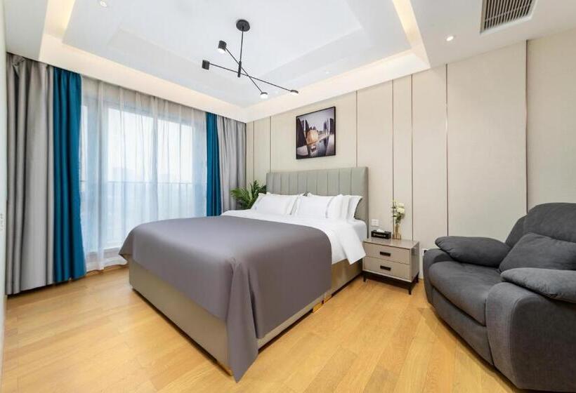 Suite, Doria Home International Apartment  Guangzhou Huijin Ifc Keyun Road Metro Branch Canton Fair Free Sh