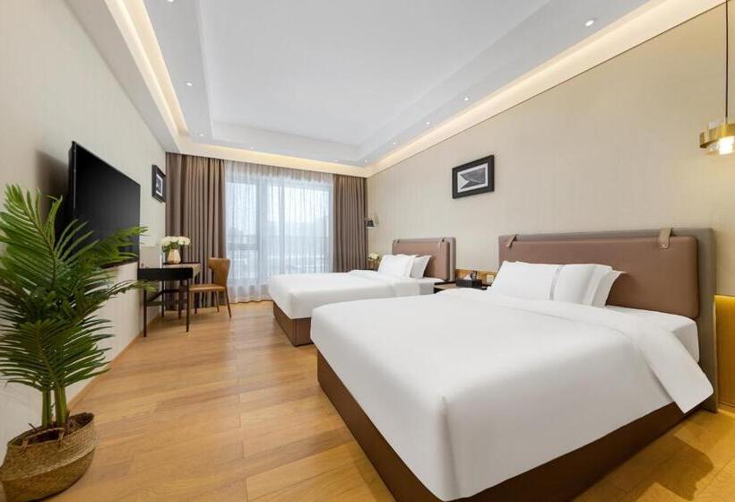 Habitació Deluxe, Doria Home International Apartment  Guangzhou Huijin Ifc Keyun Road Metro Branch Canton Fair Free Sh