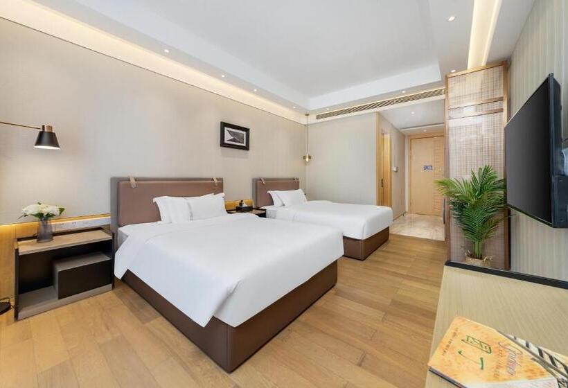 Habitació Deluxe, Doria Home International Apartment  Guangzhou Huijin Ifc Keyun Road Metro Branch Canton Fair Free Sh