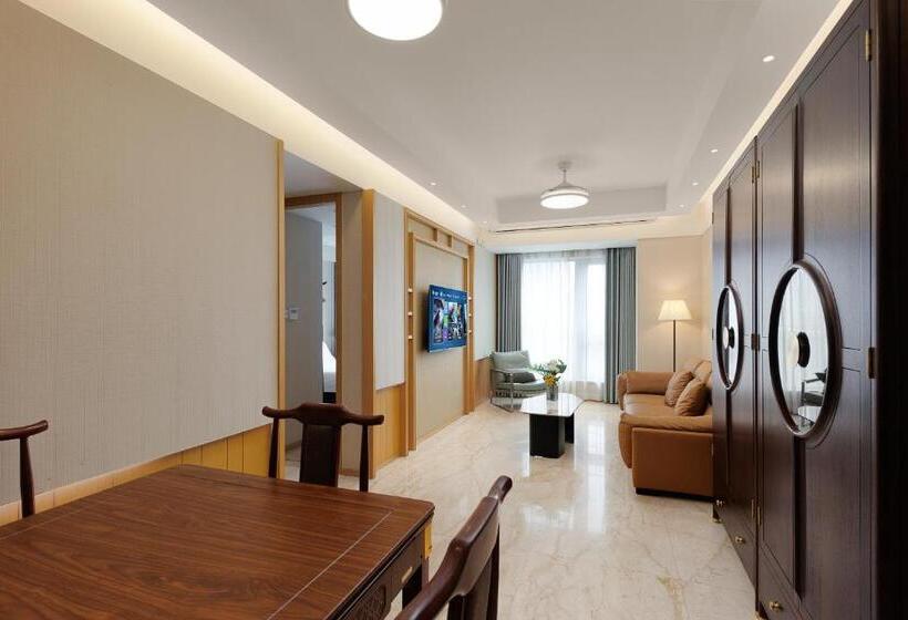 Apartamento 2 Dormitórios, Doria Home International Apartment  Guangzhou Huijin Ifc Keyun Road Metro Branch Canton Fair Free Sh