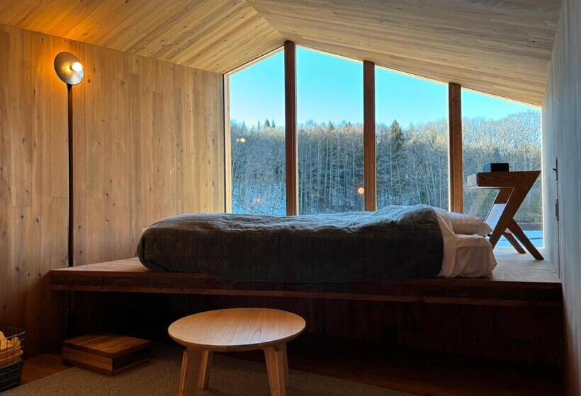 חדר סטנדרט נוף לאגם, Earthboat Village Kurohime