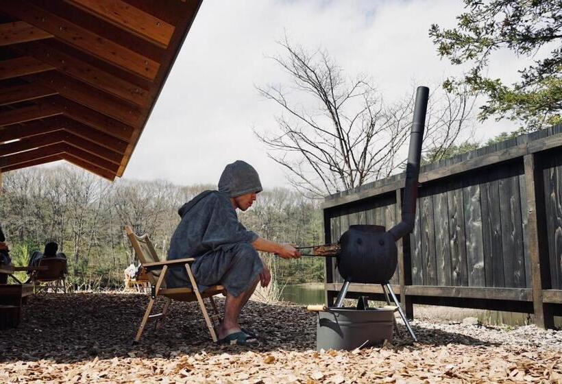 חדר סטנדרט נוף לאגם, Earthboat Village Kurohime