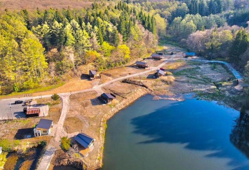 스탠다드 룸 산 전망, Earthboat Village Kurohime