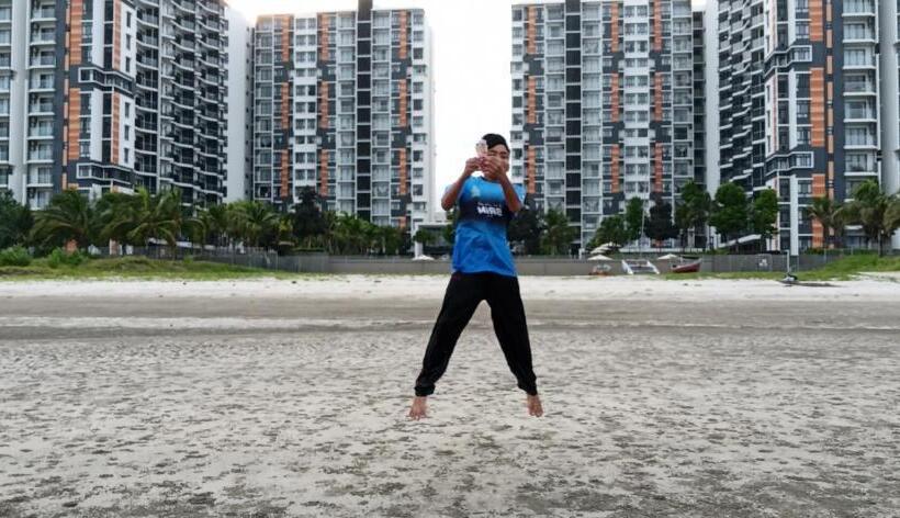 סוויטת ג'וניור משפחתית, D Qaseh Ummi Timurbay Pantai Balok Kuantan