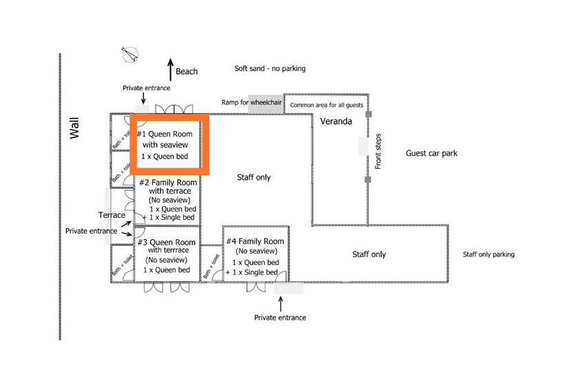 带海景的标准房, Kc Beachfront