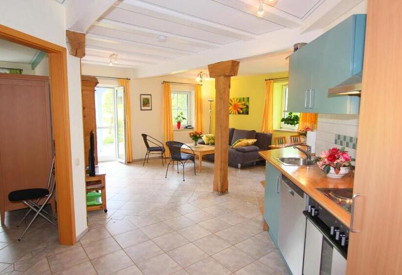 Апартаменты 1 Спальня с Террасой, Pension Im Vorhof