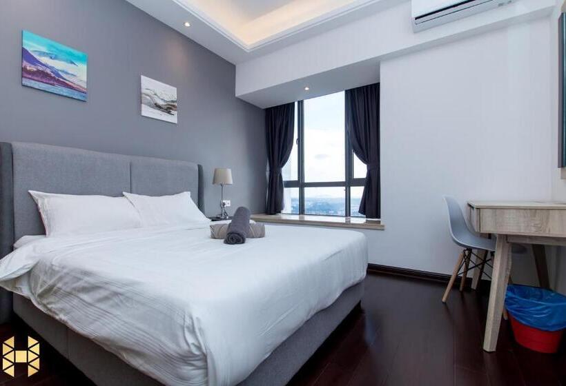 침실 1개 바다 전망 아파트, R&f Princess Cove Ciq Premium Sea View Suites By Neo