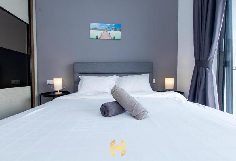 침실 1개 바다 전망 아파트, R&f Princess Cove Ciq Premium Sea View Suites By Neo