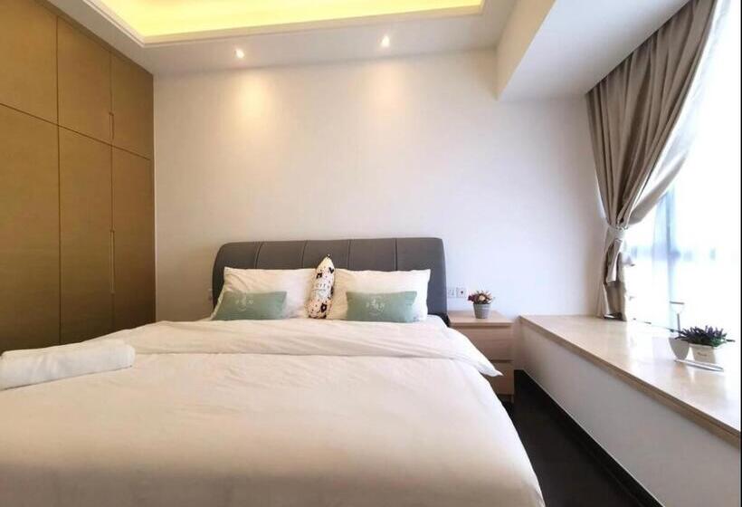 침실 3개 아파트, R&f Princess Cove Ciq Premium Sea View Suites By Neo