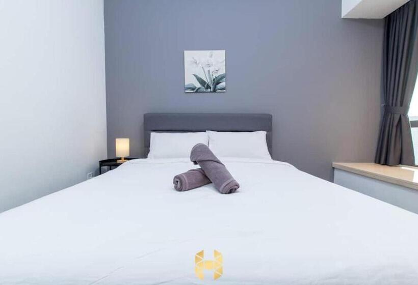 침실 2개 아파트, R&f Princess Cove Ciq Premium Sea View Suites By Neo