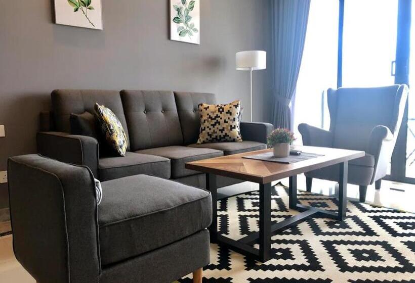 침실 2개 아파트, R&f Princess Cove Ciq Premium Sea View Suites By Neo