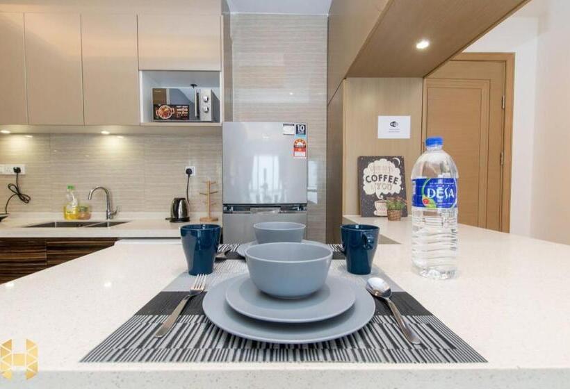 침실 1개 아파트, R&f Princess Cove Ciq Premium Sea View Suites By Neo