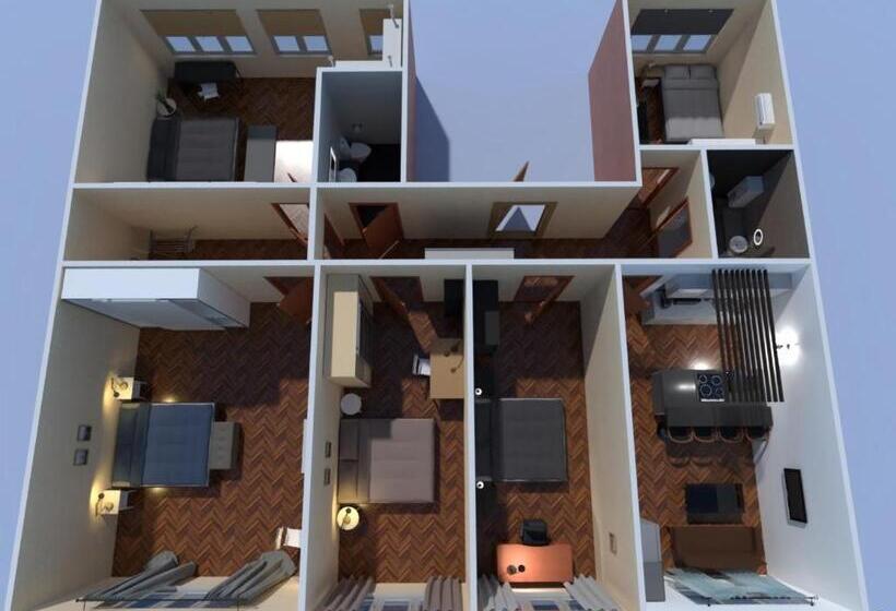 آپارتمان لوکس 1 خوابه, Chaka Apartments