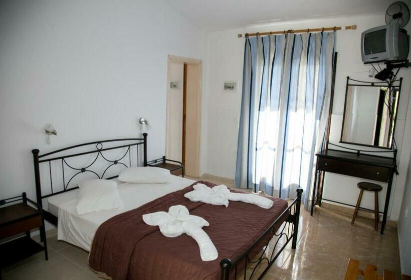 חדר סטנדרט נוף לים עם מרפסת, Kefalonia Beach Hotel & Bungalows