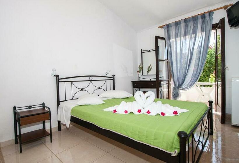 חדר סטנדרט נוף לים עם מרפסת, Kefalonia Beach Hotel & Bungalows